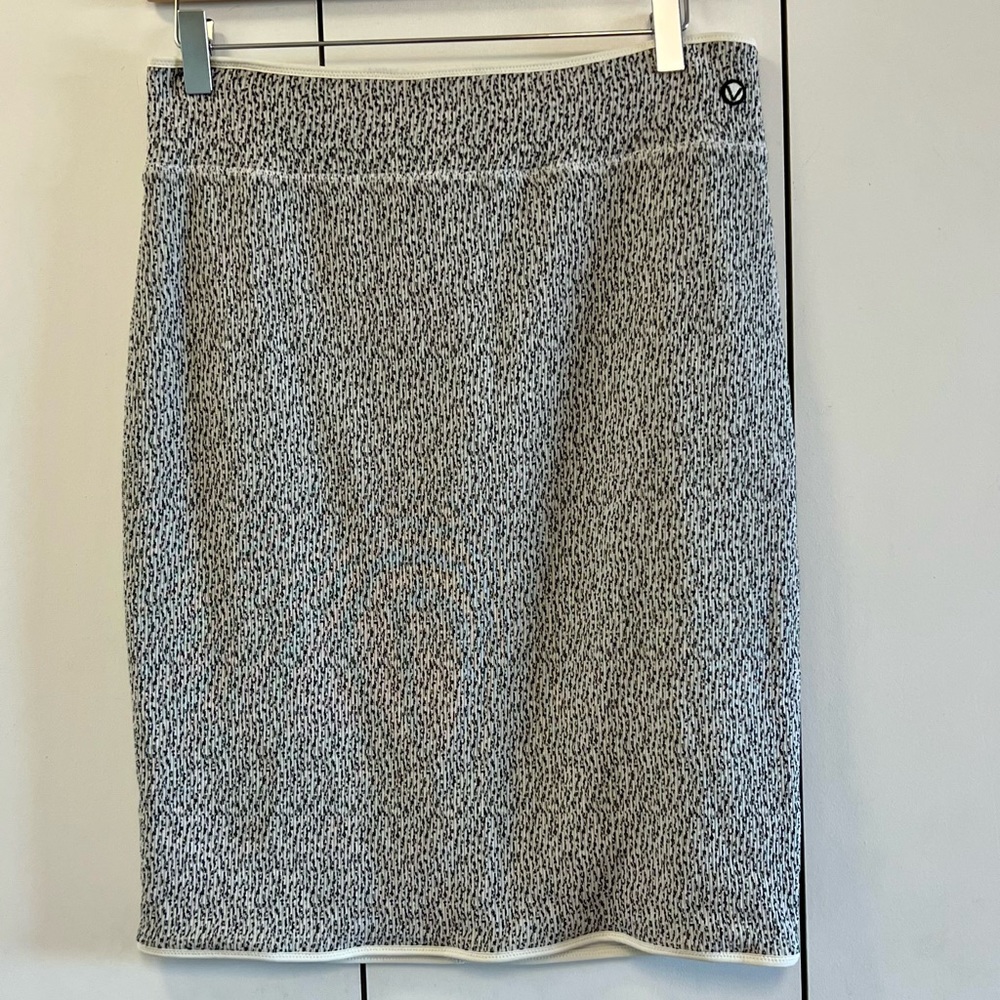 White & Black Stretch Pencil Skirt sz. 40